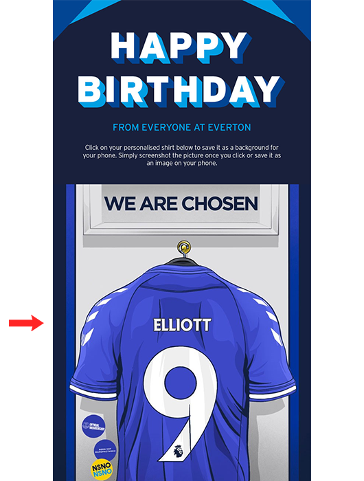 Data-driven personalized image