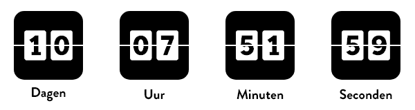Dutch countdown timer