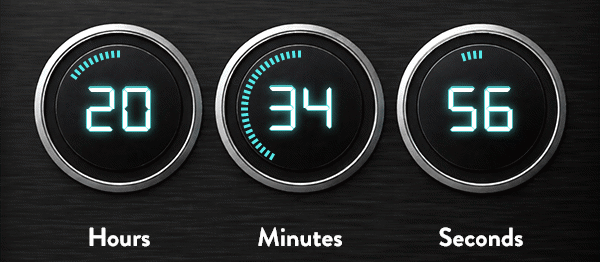 Timer with linear progress bar